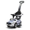 BABY MIX Dětské odrážedlo se zvukem a vodící tyčí POLICE bílé POUZE Bílá (VÝPRODEJ)