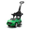 BABY MIX Dětské odrážedlo se zvukem a vodící tyčí RACER zelené