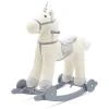 Baby Mix Houpací hračka s melodií a kolečky Unicorn bílá Baby Mix Houpací hračka s melodií a kolečky Unicorn bílá