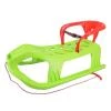 BABY MIX Plastové sáňky s opěradlem SNOW STAR zelené BABY MIX Plastové sáňky s opěradlem SNOW STAR zelené