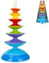 Bam Bam Baby Věž vzdělávací navlékací pyramida 35cm pro miminko plast Bam Bam Baby Věž vzdělávací navlékací pyramida 35cm pro miminko plast