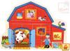 Bino DŘEVO Baby puzzle farma 13 dílků vkládačka domeček