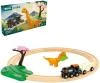 Brio DŘEVO Vláček dráha Dino kruhová set vláčkodráha s dinosaurem