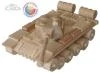 Ceeda DŘEVO Tank RUSKÝ (dřevěná hračka)