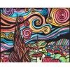 Colorvelvet Sametový obrázek Hvězdná noc 21x29,7cm Colorvelvet Sametový obrázek Hvězdná noc 21x29,7cm