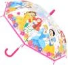 Deštník dětský Disney Princezny 60x65cm manuální transparentní holčičí