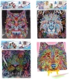 Diamantové malování mozaika zvířata 20x20cm kreativní sada 4 druhy Diamantové malování mozaika zvířata 20x20cm kreativní sada 4 druhy