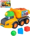 Dickie Auto baby sklápěčka Harry vkládací se 3 tvary na baterie Světlo Zvuk