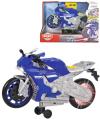 Dickie Motocykl Yamaha R1 Wheelie Raiders 26cm na baterie Světlo Zvuk