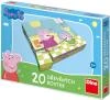 Dino DŘEVO Kubus Peppa Pig Veselý den obrázkové kostky set 20ks Dino DŘEVO Kubus Peppa Pig Veselý den obrázkové kostky set 20ks