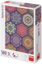 Dino Puzzle 500 dílků XL Mandaly 47x66cm skládačka