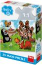 Dino Puzzle Baby Krtek (Krteček) Narozeniny 24 dílků 66x47cm skládačka