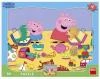 Dino Puzzle deskové 12 dílků Peppa Pig skládačka 31x23cm Dino Puzzle deskové 12 dílků Peppa Pig skládačka 31x23cm
