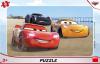 Dino Puzzle deskové 15 dílků Auta 3 Závody (Cars) skládačka 25x15cm