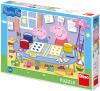 Dino Puzzle Peppa Pig Výtvarník 24 dílků 26x18cm skládačka