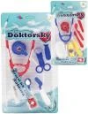 Doktorská souprava dětské lékařské potřeby set 6ks na kartě plast 2 druhy Doktorská souprava dětské lékařské potřeby set 6ks na kartě plast 2 druhy