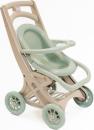 Doloni Kočárek pro panenky Lounge Eco line zelenobéžový