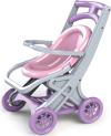 Doloni Kočárek pro panenky 3 v 1 - růžový/šedý Doloni Kočárek pro panenky 3 v 1 - růžový/šedý