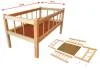 DŘEVO Postýlka dřevěná pro panenku 50x28 cm (dřevěná hračka) DŘEVO Postýlka dřevěná pro panenku 50x28 cm (dřevěná hračka)