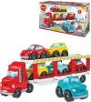 Ecoiffier Abrick Baby herní set auto transportér + 6 autíček plast Ecoiffier Abrick Baby herní set auto transportér + 6 autíček plast