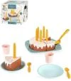 Ecoiffier Narozeninový dort baby set dětské nádobí + makety potravin plast Ecoiffier Narozeninový dort baby set dětské nádobí + makety potravin plast