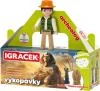 Efko IGRÁČEK Archeolog figurka egyptské vykopávky maska faraona a soška Bastet Efko IGRÁČEK Archeolog figurka egyptské vykopávky maska faraona a soška Bastet