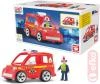 Efko IGRÁČEK Hasičské auto set s hasičem a doplňky v krabičce (stavebnice)