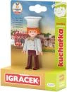 Efko IGRÁČEK Kuchařka povolání set figurka kloubová s doplňky Efko IGRÁČEK Kuchařka povolání set figurka kloubová s doplňky