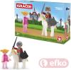 Efko IGRÁČEK TRIO Princezna, rytíř a bílý kůň set v krabičce (stavebnice)