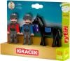 Efko IGRÁČEK TRIO Rytíři set 2 figurky kloubové s koněm Efko IGRÁČEK TRIO Rytíři set 2 figurky kloubové s koněm