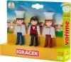 Efko IGRÁČEK TRIO Vaříme set 3 figurky kloubové s doplňky