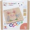 Eichhorn DŘEVO Montessori geometrická deska herní set s gumičkami Eichhorn DŘEVO Montessori geometrická deska herní set s gumičkami