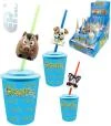 EPEE EP line Drinkeez set kelímek + brčko se zvířátkem na baterie Zvuk 8 druhů
