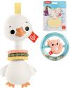 Fisher Price Baby kousátko / chrastítko zvířátko 3 druhy pro miminko