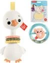 Fisher Price Baby kousátko / chrastítko zvířátko 3 druhy pro miminko Fisher Price Baby kousátko / chrastítko zvířátko 3 druhy pro miminko