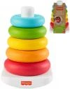 Fisher Price Baby kroužky navlékací stohovací na tyči ECO pro miminko Fisher Price Baby kroužky navlékací stohovací na tyči ECO pro miminko