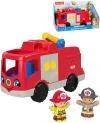 Fisher Price Baby Little People Hasičský vůz auto na baterie Světlo Zvuk Fisher Price Baby Little People Hasičský vůz auto na baterie Světlo Zvuk