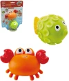 Hape Krab + rybka stříkací baby zvířátka do vody do vany Hape Krab + rybka stříkací baby zvířátka do vody do vany