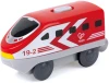 Hape Lokomotiva Intercity červená vláček na baterie plast Hape Lokomotiva Intercity červená vláček na baterie plast