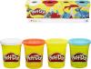 Hasbro PLAY-DOH Modelína sada 4 kelímky 448g dinosauři