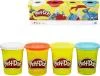 Hasbro PLAY-DOH Modelína sada 4 kelímky 448g dinosauři Hasbro PLAY-DOH Modelína sada 4 kelímky 448g dinosauři