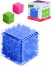 Hlavolam kostka 6 stran kuličkové bludiště krychle 3 barvy Hlavolam kostka 6 stran kuličkové bludiště krychle 3 barvy