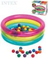 Intex Baby bazén kulatý 86x25cm set se soft míčky 6,5cm 50ks 48674 Intex Baby bazén kulatý 86x25cm set se soft míčky 6,5cm 50ks 48674