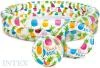 Intex Nafukovací set bazén 132x28cm s míčem a plavacím kolem ananas do vody Intex Nafukovací set bazén 132x28cm s míčem a plavacím kolem ananas do vody