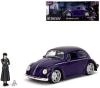 Jada Auto VW Beetle 1972 volný chod set s figurkou Wednesday kov Jada Auto VW Beetle 1972 volný chod set s figurkou Wednesday kov