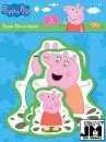 Jiri Models Samolepky pěnové set 3ks wall decor Peppa Pig Jiri Models Samolepky pěnové set 3ks wall decor Peppa Pig