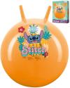 John Míč skákací Stitch 50cm oranžové dětské hopsadlo s držadly
