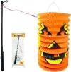 KARNEVAL Lampion Dýně papírový set se svítící hůlkou 15cm na baterie KARNEVAL Lampion Dýně papírový set se svítící hůlkou 15cm na baterie
