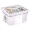 Keeeper Úložný box s víkem 45l Bambi Transparent Keeeper Úložný box s víkem 45l Bambi Transparent