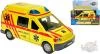 Kids globe Ambulance auto kovové 14 cm PB sanitka se zvukem a světlem Kids globe Ambulance auto kovové 14 cm PB sanitka se zvukem a světlem